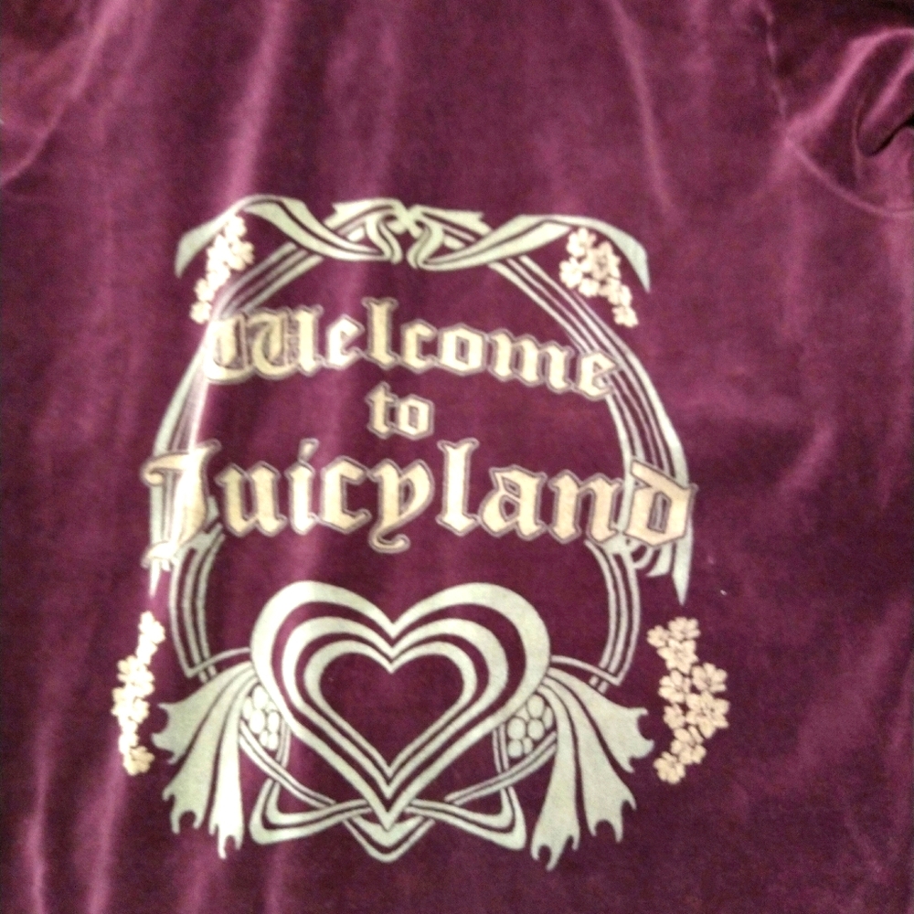 Juicy Couture velour zip up